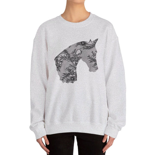 Chantilly Horse Fleece Crewneck