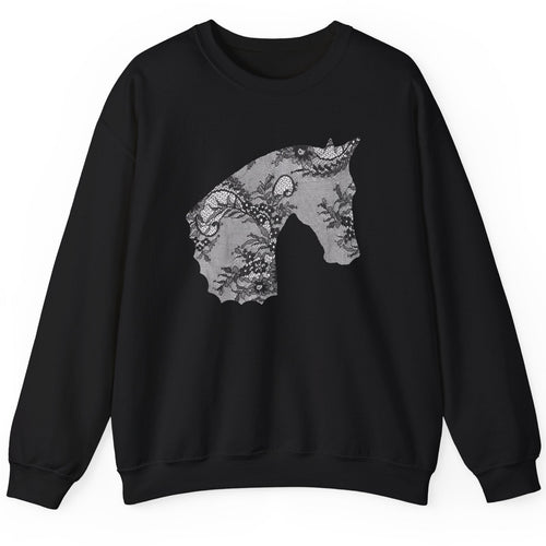 Chantilly Horse Fleece Crewneck