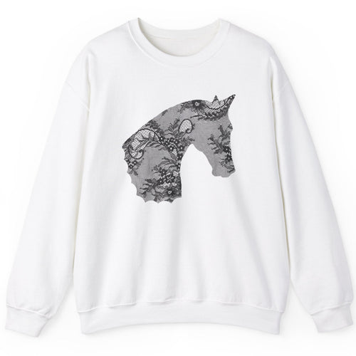 Chantilly Horse Fleece Crewneck